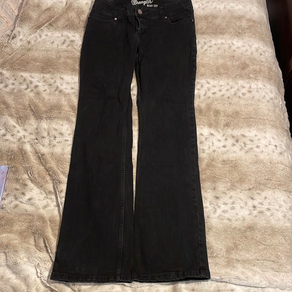 Women’s black wrangler bootcut jeans size 11